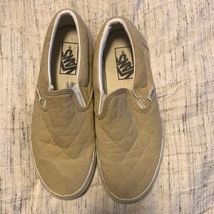 Vans quilted slip on sneakers